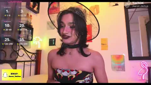 Snapshot of aaron_darkus chatting on 9, 10, 2025 Aaron online show from 9, 10, 2025