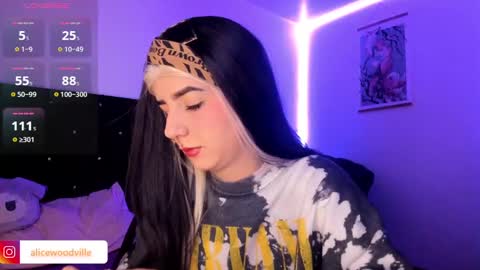 Snapshot of alicewoodville chatting on 4, 12, 2024 Alice online show from 4, 12, 2024