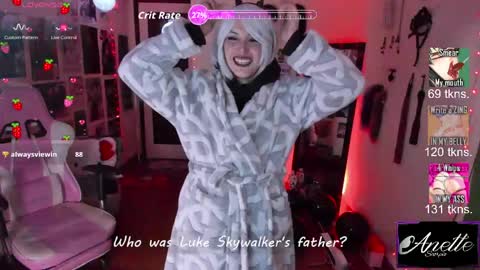 Anette Scorpio online show from 24, 4, 2026