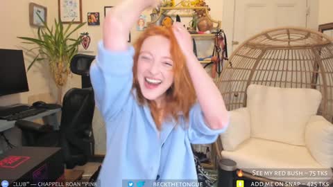 Snapshot of beckthetongue chatting on 6, 12, 2024 Beck the tongue online show from 6, 12, 2024