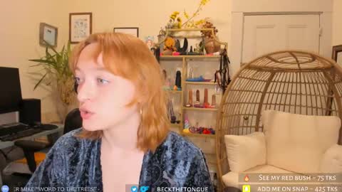 Snapshot of beckthetongue chatting on 11, 2, 2025 Beck the tongue online show from 11, 2, 2025