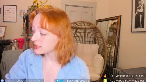 Snapshot of beckthetongue chatting on 14, 2, 2025 Beck the tongue online show from 14, 2, 2025