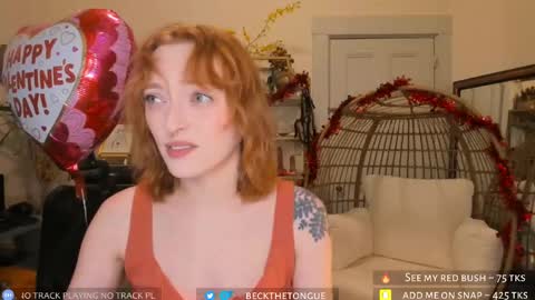 Snapshot of beckthetongue chatting on 14, 2, 2025 Beck the tongue online show from 14, 2, 2025