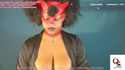 Snapshot of blacksirenqueen chatting on 19, 7, 2026 Queen Siren online show from 19, 7, 2026