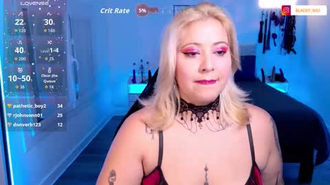 Snapshot of blackwidowj chatting on 11, 11, 2025 Johana S online show from 11, 11, 2025