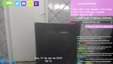 Snapshot of brasiliana123 chatting on 31, 1, 2025 Queen of Brazil online show from 31, 1, 2025