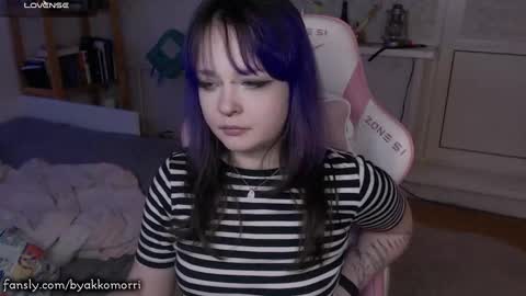 Snapshot of byakkomoriko chatting on 1, 2, 2025  morri  online show from 1, 2, 2025