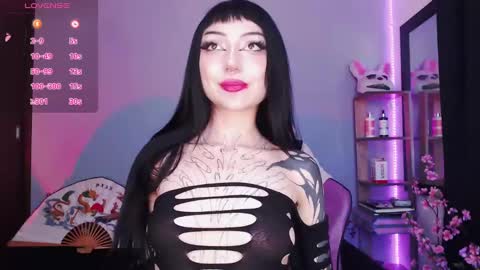 Snapshot of cati_petite chatting on 19, 2, 2025 Cati help me reach my goal of 100 thumbs up again 3 online show from 19, 2, 2025