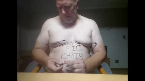 Chrispainpig torture bdsm masochist slave submissive hardcore anal CBT humiliation online show from 22, 4, 2026