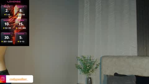 Snapshot of codyywalker chatting on 13, 5, 2026 Cody Walker online show from 13, 5, 2026