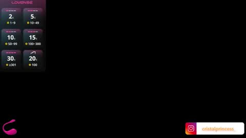 Cristal  online show from 27, 9, 2025