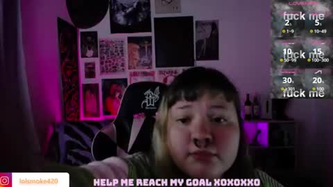 Snapshot of destroyall420 chatting on 4, 7, 2026 Lola Bdsm and fries online show from 4, 7, 2026