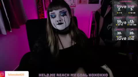 Snapshot of destroyall420 chatting on 17, 7, 2026 Lola Bdsm and fries online show from 17, 7, 2026