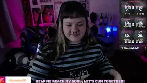 Snapshot of destroyall420 chatting on 30, 7, 2026 Lola Bdsm and fries online show from 30, 7, 2026