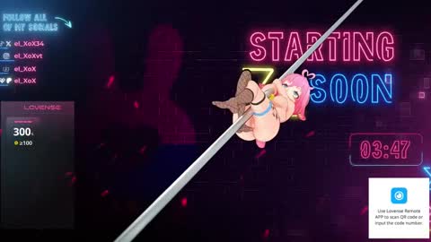 Snapshot of el_xox chatting on 4, 12, 2024 el XoX online show from 4, 12, 2024