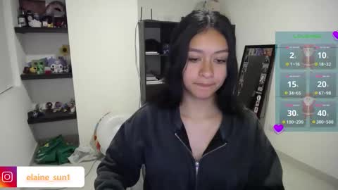 Snapshot of elaine_sun chatting on 4, 12, 2025 Elaine eli online show from 4, 12, 2025