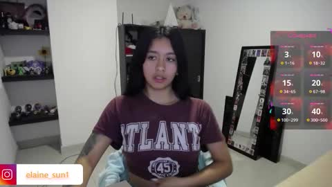 Snapshot of elaine_sun chatting on 13, 1, 2026 Elaine eli online show from 13, 1, 2026