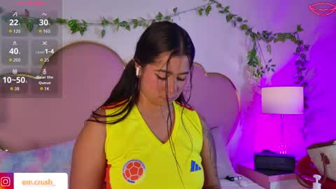 Snapshot of emmacrush chatting on 23, 6, 2026 Welcome Im yosein Your love is my passion activate it with your tips and enjoy with me online show from 23, 6, 2026