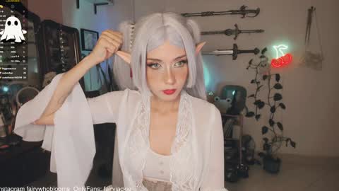 Snapshot of fairywhore chatting on 22, 1, 2025 Jackie Cosplayer online show from 22, 1, 2025