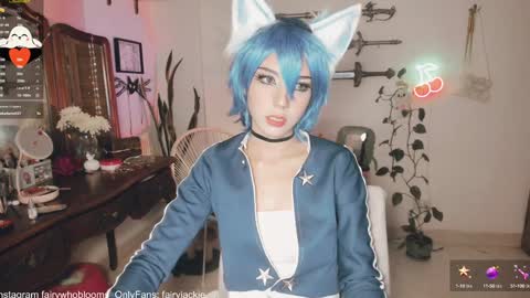 Snapshot of fairywhore chatting on 27, 1, 2025 Jackie Cosplayer online show from 27, 1, 2025