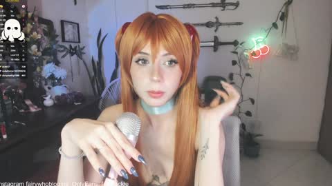 Snapshot of fairywhore chatting on 31, 1, 2025 Jackie Cosplayer online show from 31, 1, 2025