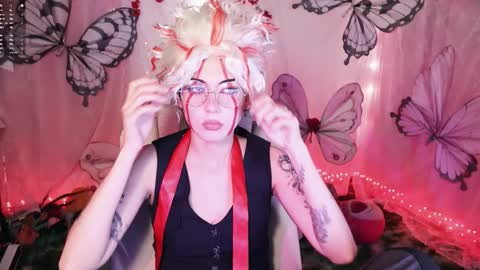 Snapshot of fairywhore chatting on 29, 9, 2025 Jackie Cosplayer online show from 29, 9, 2025