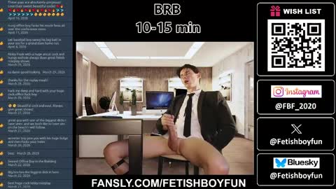 FetishBoyFun online show from 18, 4, 2026