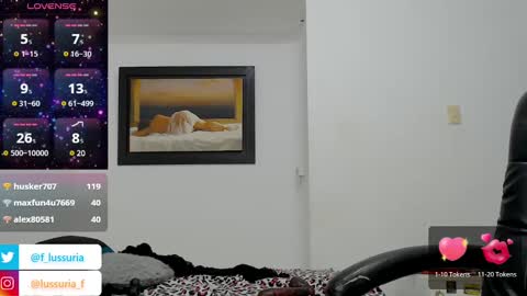 franchesca lussuria online show from 21, 1, 2025