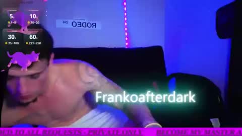 Snapshot of frankoafterdark chatting on 16, 11, 2025 Franco online show from 16, 11, 2025