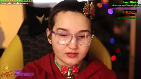 Snapshot of frogessjay chatting on 18, 12, 2024 Jaywise Frogfoot online show from 18, 12, 2024