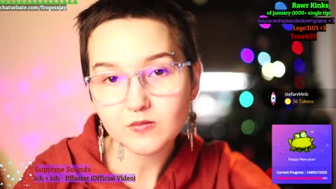 Snapshot of frogessjay chatting on 3, 1, 2025 Jaywise Frogfoot online show from 3, 1, 2025