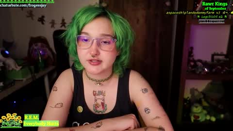 Snapshot of frogessjay chatting on 10, 9, 2025 Jaywise Frogfoot online show from 10, 9, 2025