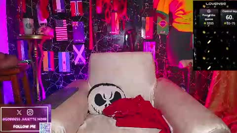 Goddes Juliette Noiir online show from 1, 7, 2026
