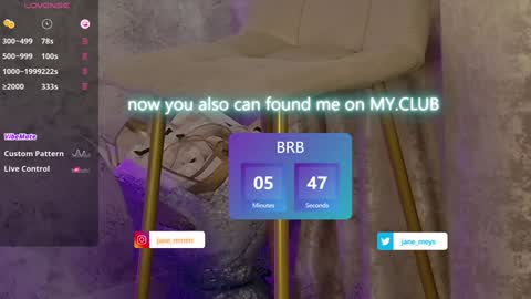 Snapshot of jane_meys chatting on 22, 1, 2025 your kitty JANE roawww online show from 22, 1, 2025