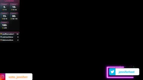 JENNIFER online show from 1, 11, 2025