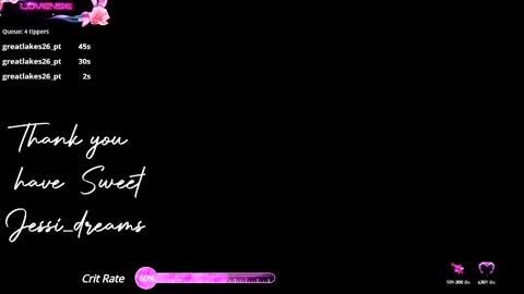 Snapshot of jessi_dreams chatting on 4, 3, 2025 Jessica Gomez online show from 4, 3, 2025