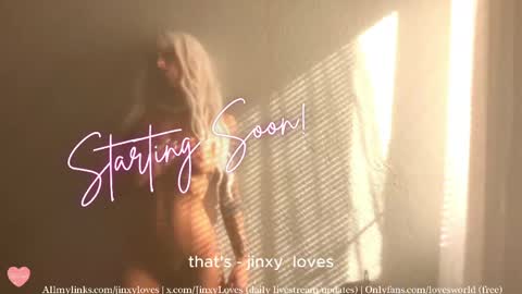 jinxy loves online show from 16, 4, 2026