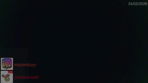 Snapshot of jositarousell chatting on 26, 2, 2026 Josita rousell INSTAGRAM majoestupy online show from 26, 2, 2026