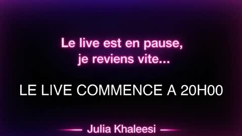 Julia Khaleesii online show from 3, 4, 2026