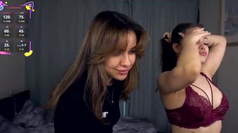 Snapshot of lenoimacyt chatting on 5, 10, 2025 Hey hey our name is Mia Elfy Lovense is active time to play PVT IS OPEN online show from 5, 10, 2025