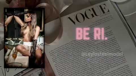 INSTA leylasteel model         online show from 27, 2, 2025