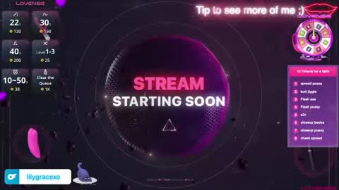 Lily Grace online show from 26, 3, 2026