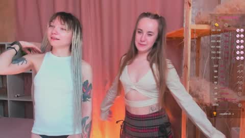 Hello our names are Kate and Alice this is our first day here. online show from 3, 12, 2024