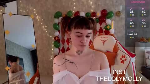 Snapshot of lolymolli chatting on 29, 10, 2025 Molli online show from 29, 10, 2025