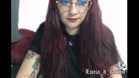 Snapshot of lucia_d_carton chatting on 7, 7, 2026 Lulu DCarton online show from 7, 7, 2026