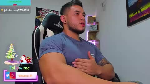 Snapshot of marco_diaz1 chatting on 19, 12, 2025 Marco Diaz online show from 19, 12, 2025