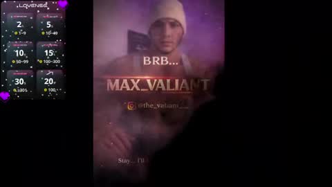 Snapshot of max_valiant1 chatting on 12, 7, 2026 max_valiant1 online show from 12, 7, 2026