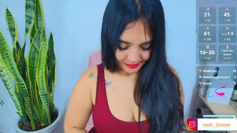 Snapshot of meli__brown chatting on 24, 4, 2026 Independent model online show from 24, 4, 2026