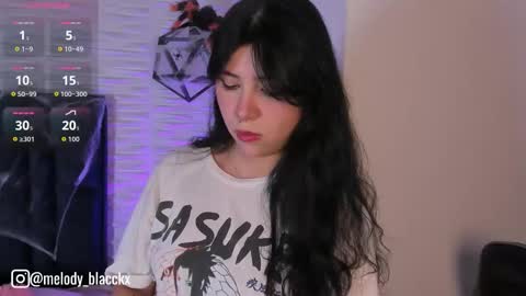 Snapshot of melody_black_ chatting on 9, 10, 2025 Melody online show from 9, 10, 2025