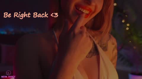 Snapshot of meow_nancy chatting on 14, 1, 2025 Heeyyooo Im Nans Subscribe to me I will be glad online show from 14, 1, 2025